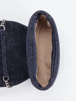Konstantin Starke – Mini-Bag aus Textil Tiefblau