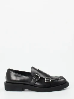 Konstantin Starke – Monkstrap-Loafer aus Kalbleder Schwarz