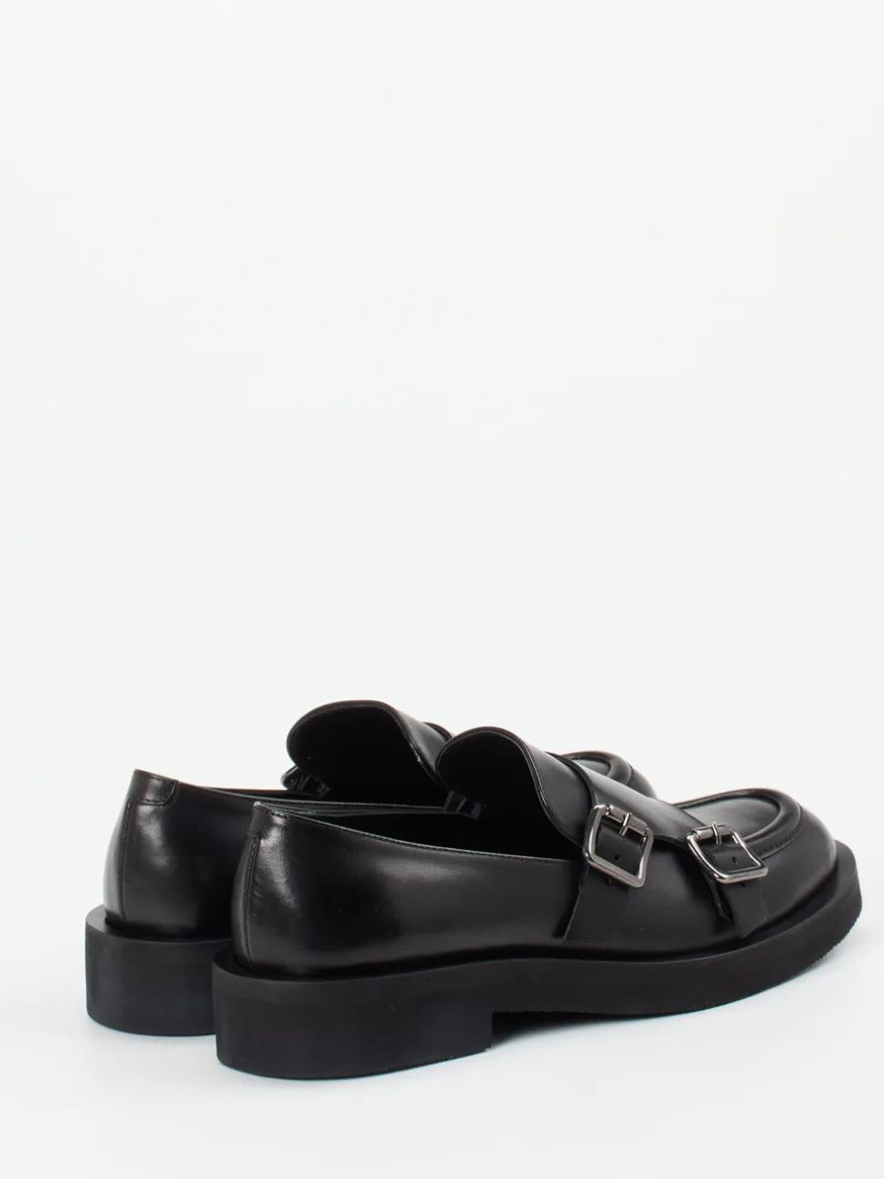 Konstantin Starke – Monkstrap-Loafer aus Kalbleder Schwarz