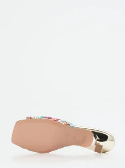 Konstantin Starke – Mules aus Flechtleder multicolor