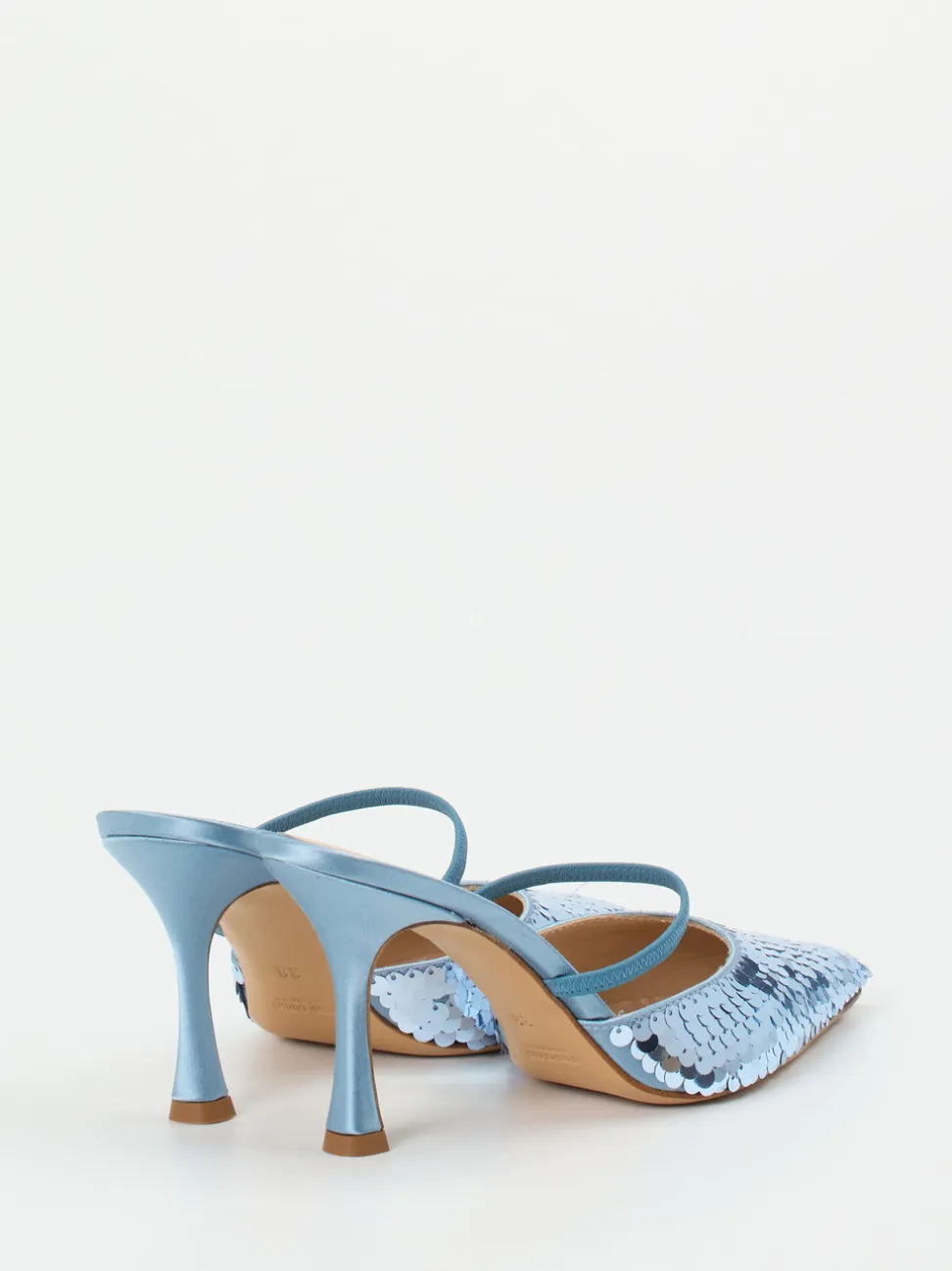 Konstantin Starke – Mules aus Metallic mit Pailletten