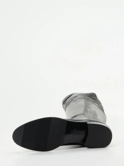 Konstantin Starke – Overknee-Stiefel aus Lammleder Schwarz