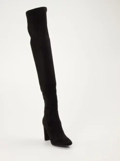 Konstantin Starke – Overknee-Stiefel aus Stretch in Schwarz