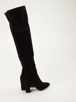 Konstantin Starke – Overknee-Stiefel aus Stretch in Schwarz