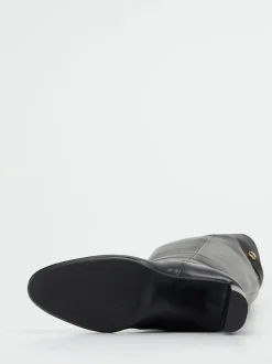 Konstantin Starke – Overknee-Stiefel aus Lammleder Schwarz