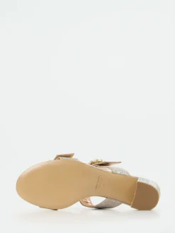 Konstantin Starke – Pantolette aus Metallicleder gold