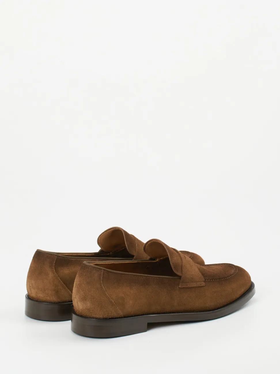 Konstantin Starke – Penny Loafer aus Veloursleder Braun
