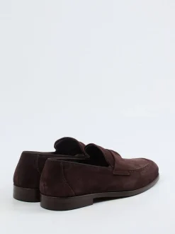 Konstantin Starke – Penny Loafer aus Veloursleder Braun