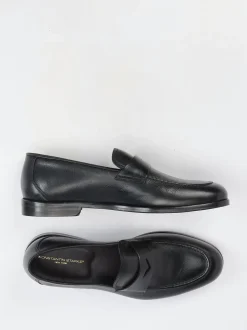 Konstantin Starke – Penny Loafer aus Lammleder schwarz