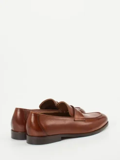 Konstantin Starke – Penny Loafer aus Büffelleder braun