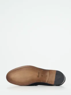 Konstantin Starke – Penny Loafer aus Veloursleder Blau