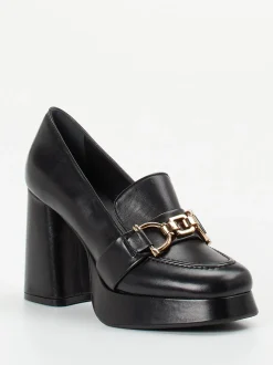 Konstantin Starke – Plateau-Loafer aus Lammleder schwarz