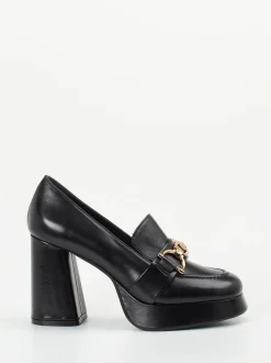 Konstantin Starke – Plateau-Loafer aus Lammleder schwarz