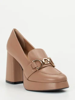 Konstantin Starke – Plateau-Loafer aus Lammleder Beige