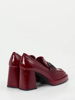 Konstantin Starke – Plateau-Loafer aus Lackleder Bordeaux