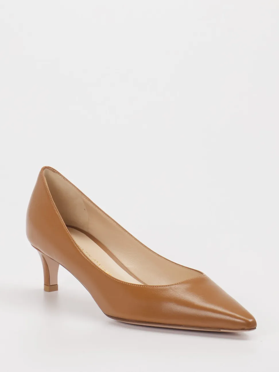 Konstantin Starke – Pumps aus Lammleder Cognacbraun