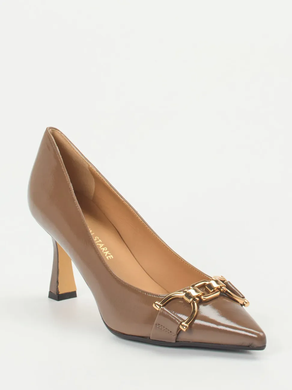 Konstantin Starke – Pumps aus Lackleder in Braun