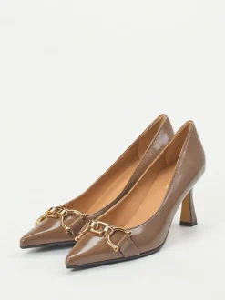 Konstantin Starke – Pumps aus Lackleder in Braun