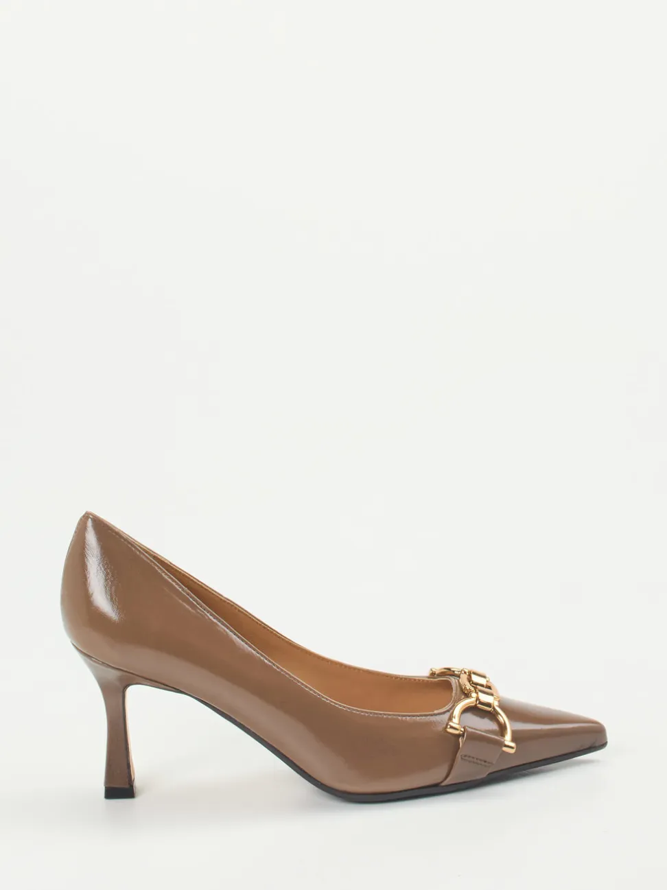 Konstantin Starke – Pumps aus Lackleder in Braun