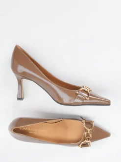Konstantin Starke – Pumps aus Lackleder in Braun