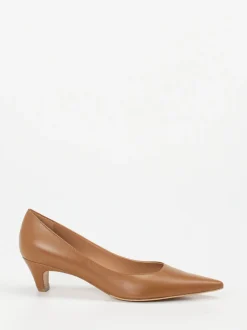 Konstantin Starke – Pumps aus Lammleder in Cognac