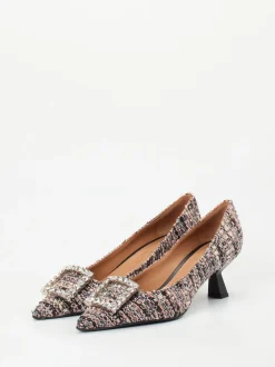 Konstantin Starke – Pumps aus Bouclé-Textil in Rosé
