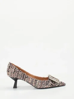 Konstantin Starke – Pumps aus Bouclé-Textil in Rosé