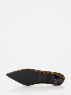 Konstantin Starke – Pumps aus Fell mit Leopardenmuster