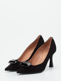 Konstantin Starke – Pumps aus Veloursleder schwarz
