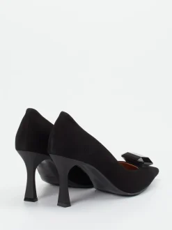 Konstantin Starke – Pumps aus Veloursleder schwarz