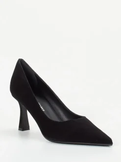Konstantin Starke – Pumps aus Veloursleder schwarz