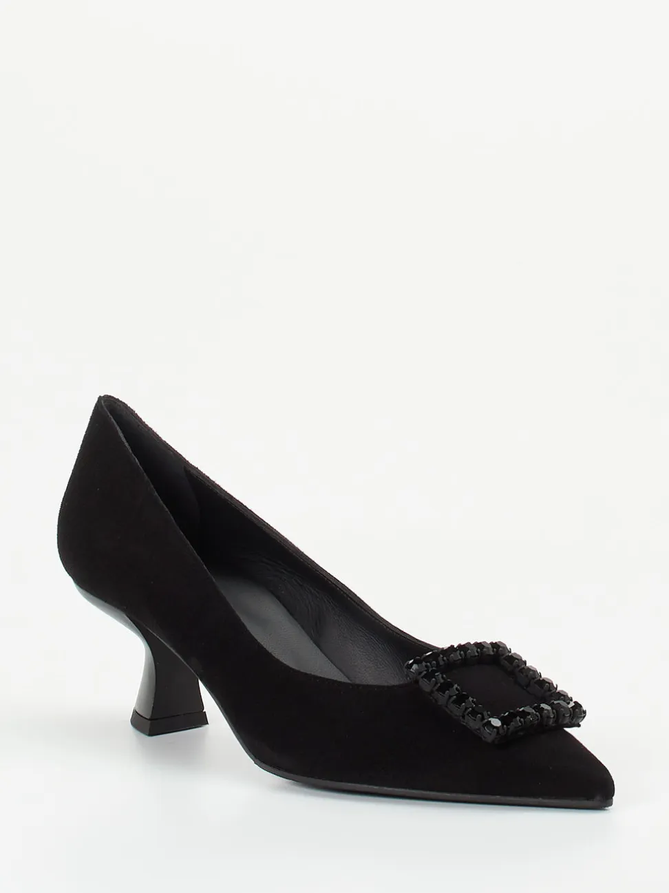 Konstantin Starke – Pumps aus Veloursleder in Schwarz