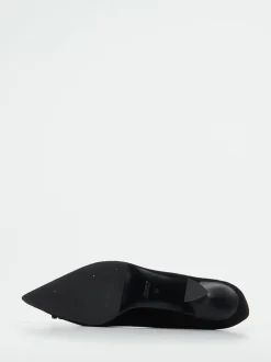 Konstantin Starke – Pumps aus Veloursleder in Schwarz