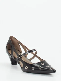 Konstantin Starke – Pumps aus Hochglanzleder schwarz