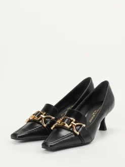 Konstantin Starke – Pumps aus Hochglanzleder Schwarz