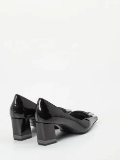 Konstantin Starke – Pumps aus Lackleder Schwarz