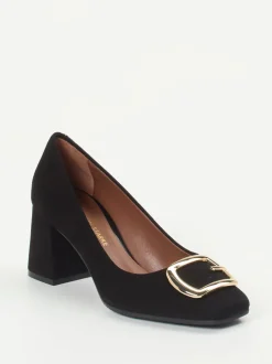 Konstantin Starke – Pumps aus Veloursleder schwarz