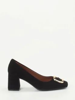 Konstantin Starke – Pumps aus Veloursleder schwarz