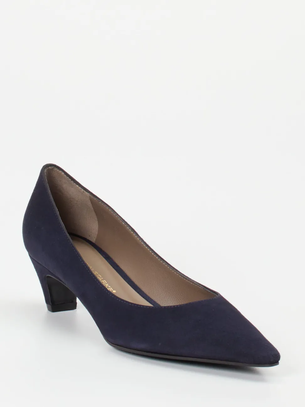Konstantin Starke – Pumps aus Veloursleder Dunkelblau
