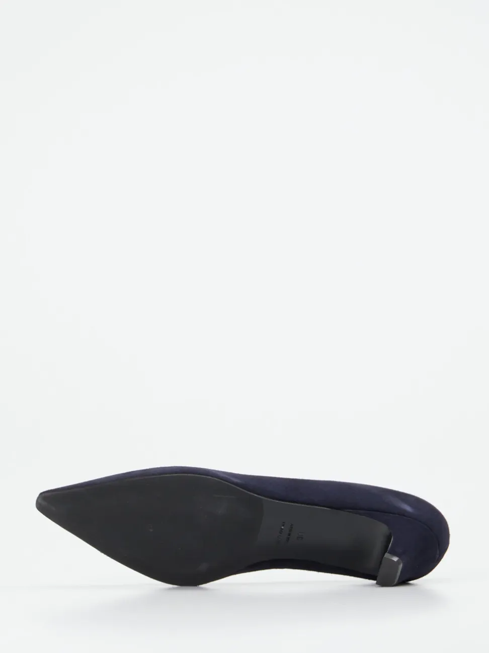 Konstantin Starke – Pumps aus Veloursleder Dunkelblau
