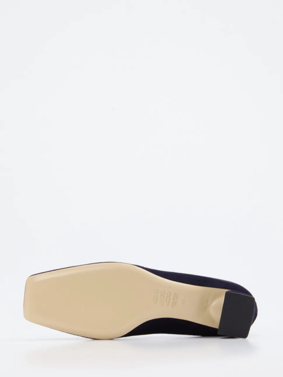 Konstantin Starke – Pumps aus Veloursleder Dunkelblau