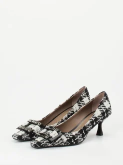 Konstantin Starke – Pumps aus Bouclé-Textil schwarz