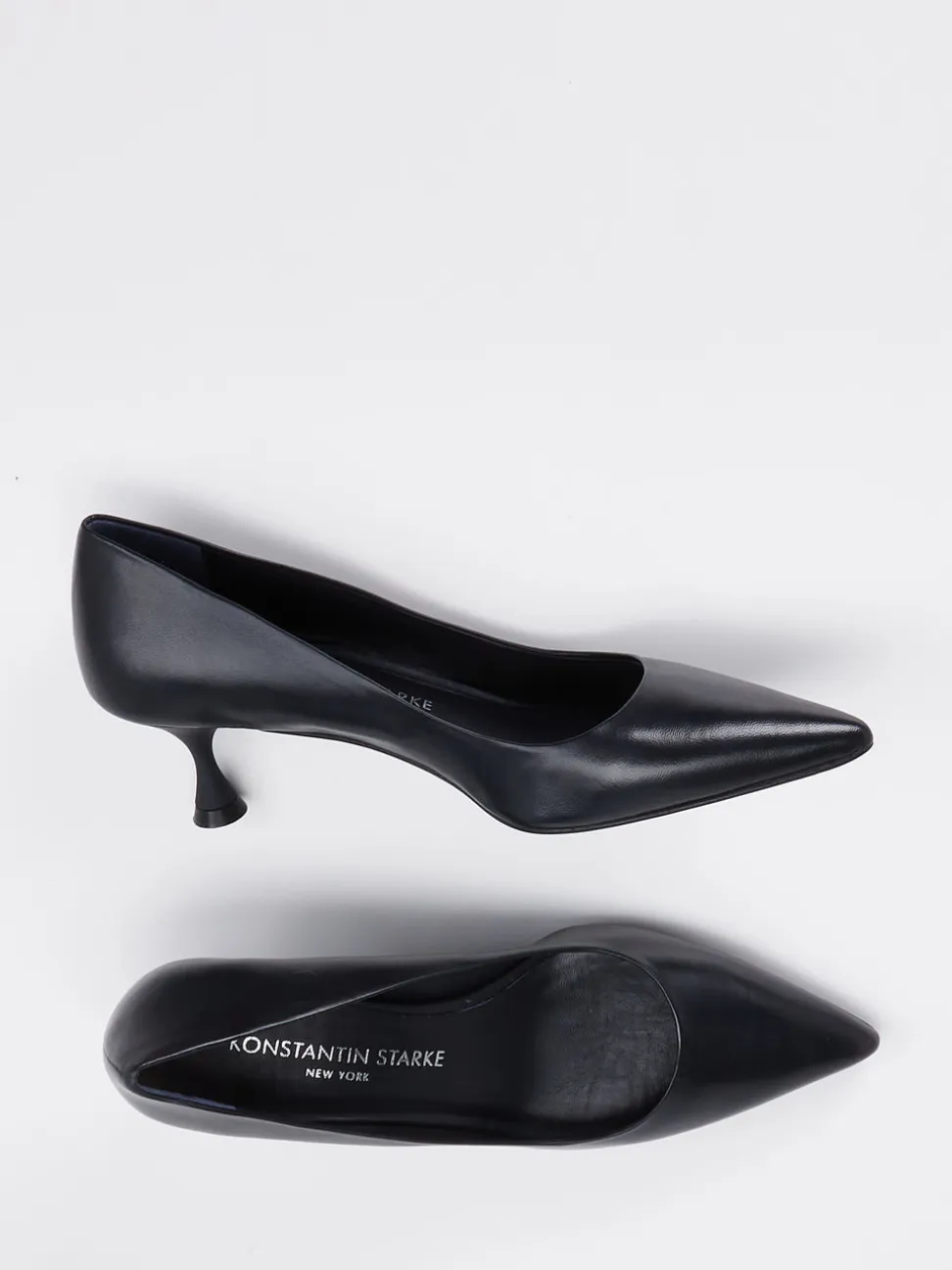 Konstantin Starke – Pumps aus Lammleder tiefschwarz