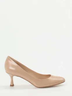 Konstantin Starke – Pumps aus Hochglanzleder in Nude