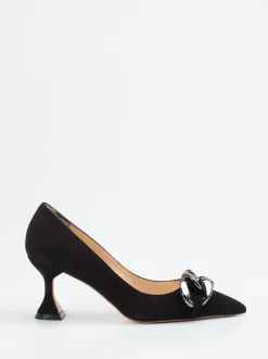 Konstantin Starke – Pumps aus Veloursleder Schwarz