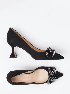 Konstantin Starke – Pumps aus Veloursleder Schwarz