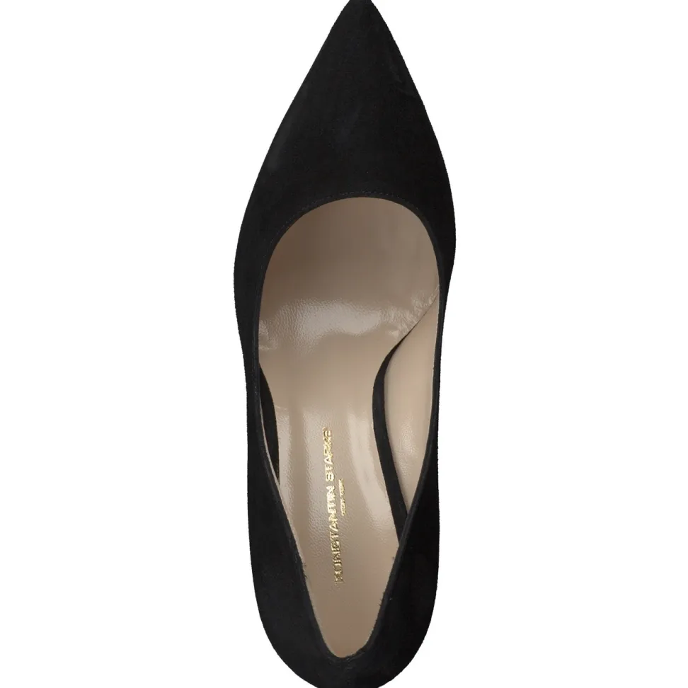 Konstantin Starke – Pumps aus Veloursleder schwarz