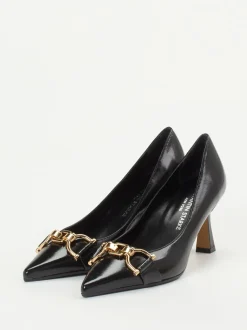 Konstantin Starke – Pumps aus Lackleder Schwarz