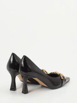 Konstantin Starke – Pumps aus Lackleder Schwarz
