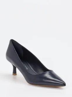 Konstantin Starke – Pumps aus Lackleder in Dunkelblau